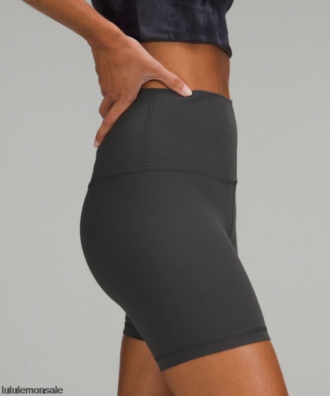 Lululemon Damen DELULU119 | Graphitgrau Align High-rise Short 6